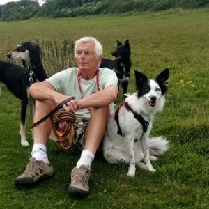 Ian Kerr with dogs