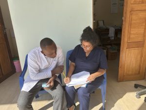 two dental healthcare workers