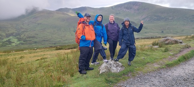 snowdon trek bristol dental school for bridge2aid