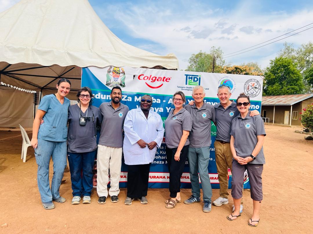 Dr Gemma Berege and Bridge2Aid Volunteers